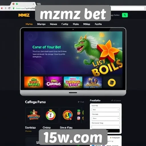 Avaliação da interface do site mzmz bet
